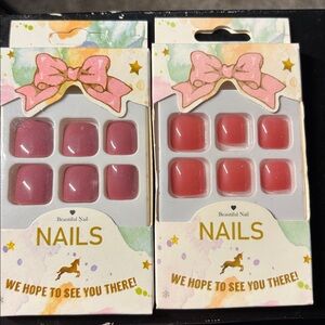 Two (2) Sets of Press on Nails